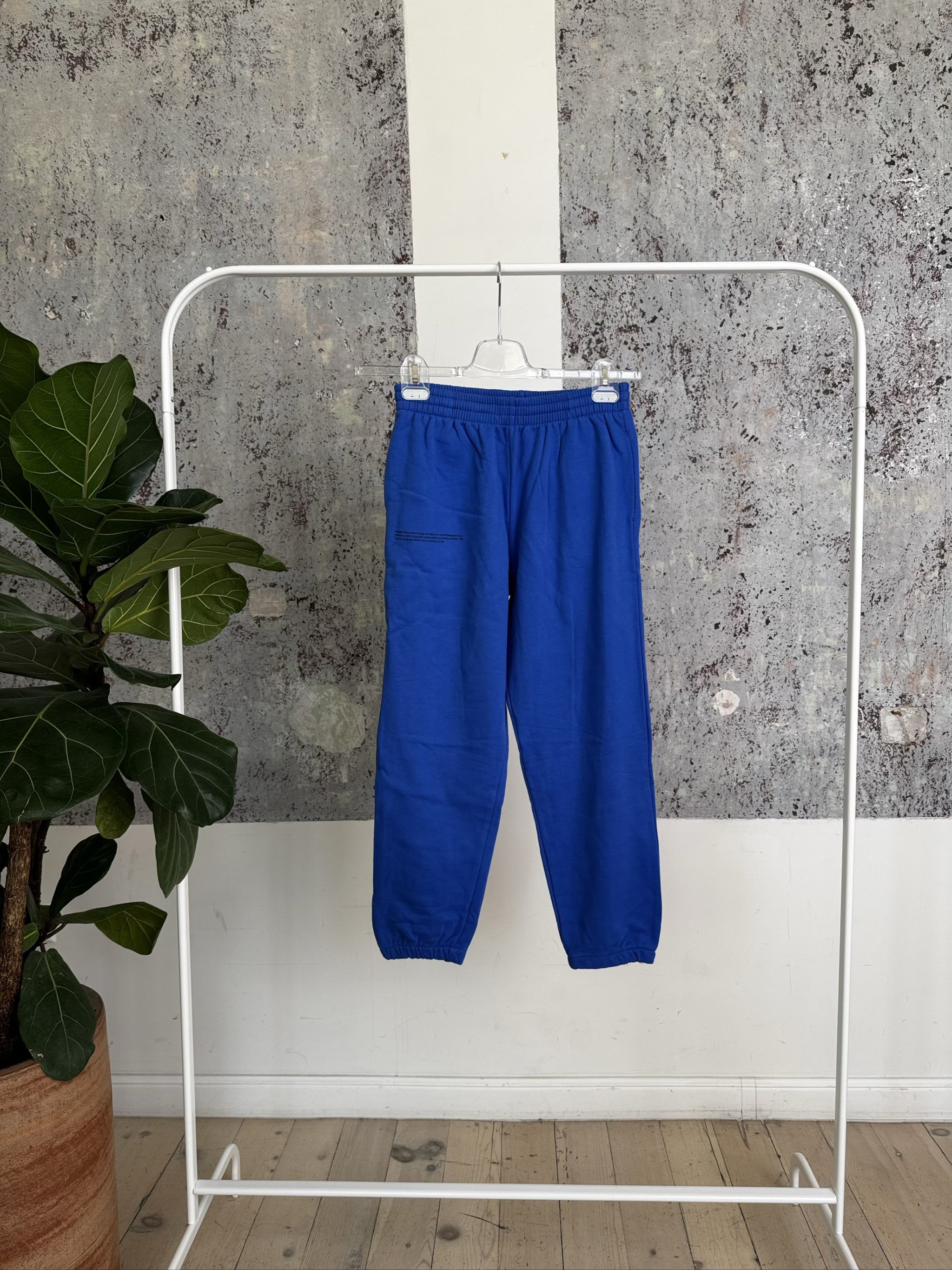 Kids Organic Cotton Trackpants 20FPKU02 - Cobalt Blue - 11-12YR