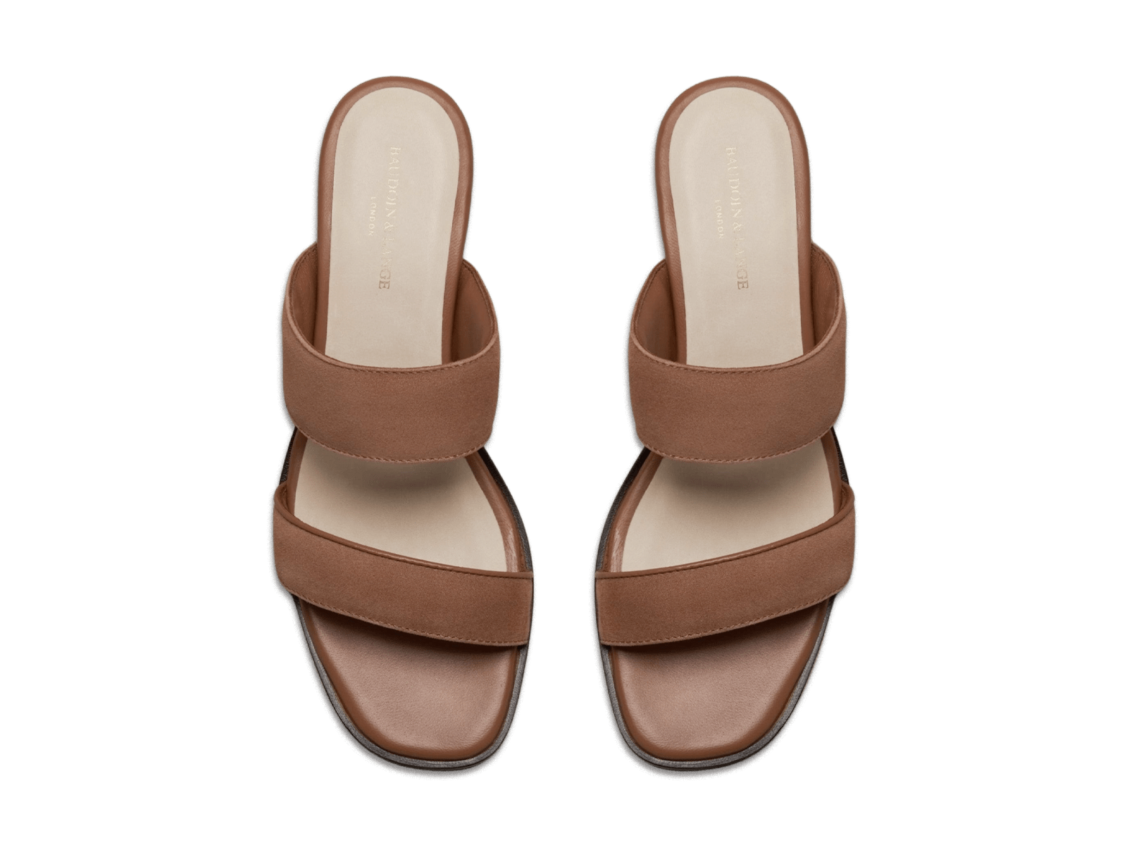 Plume Hi Sandal in Alezan Luxe Suede and Nappa