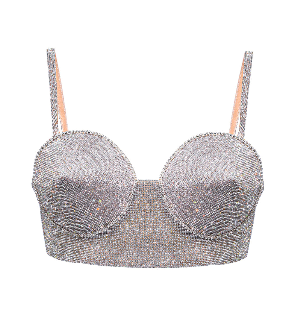 JANE BULLET BRA - Crystal