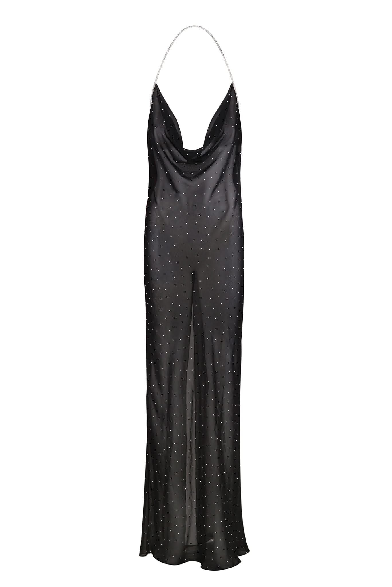PARIS CHIFFON DRESS - Black