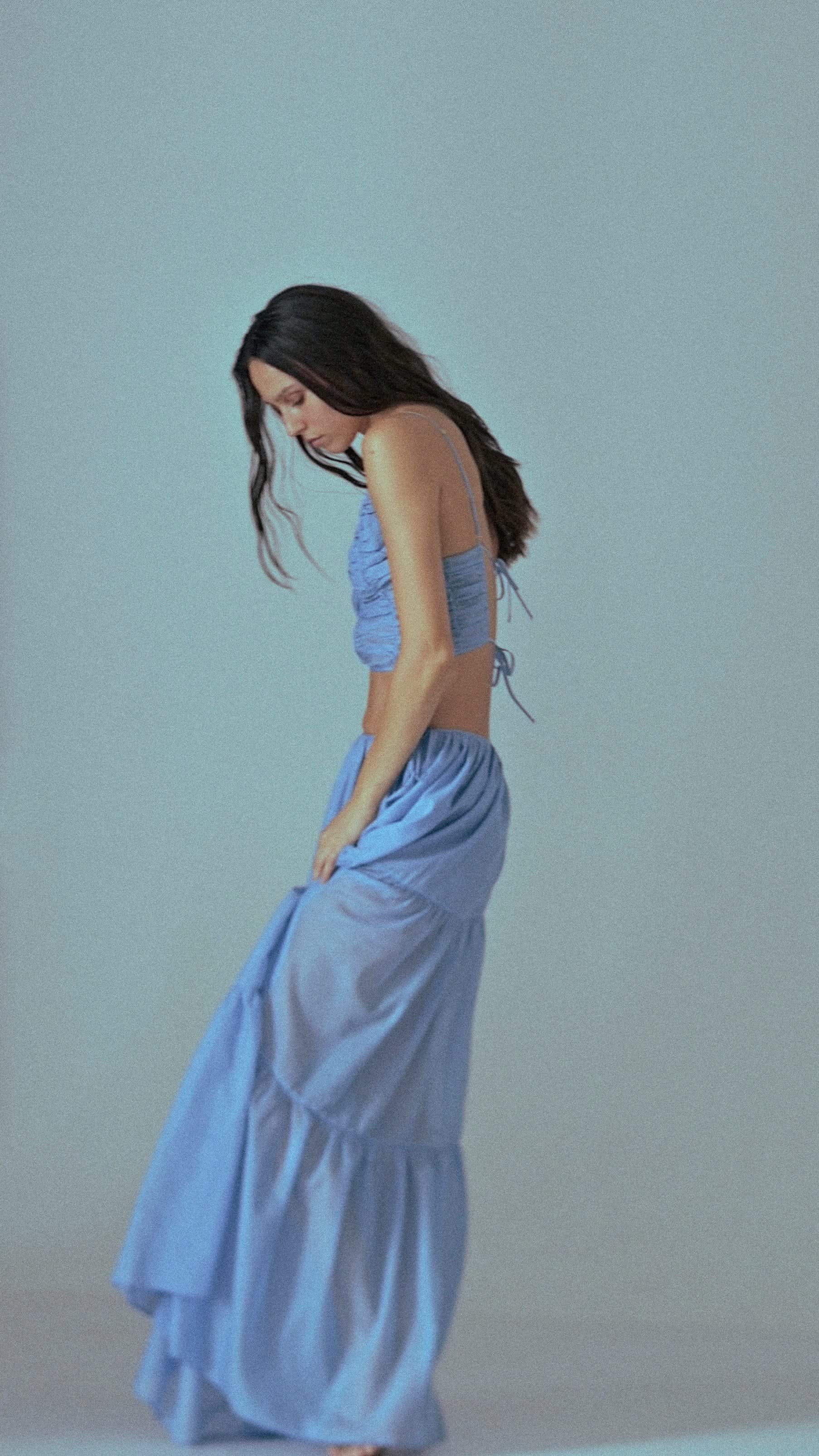 South & June in Delicate Blue