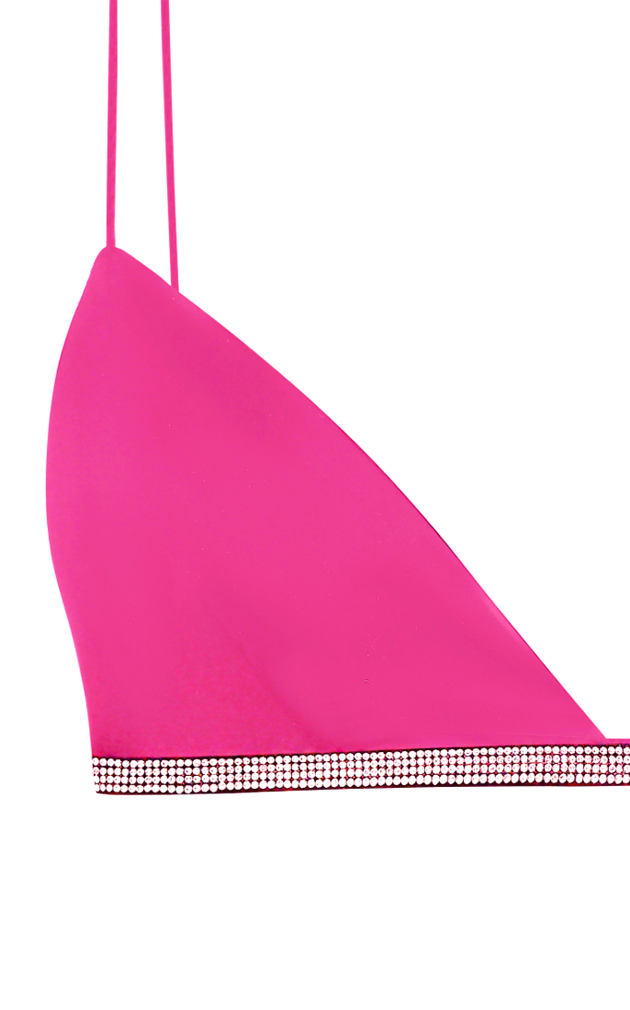 ROSIE SILK BRA - Fuchsia Pink