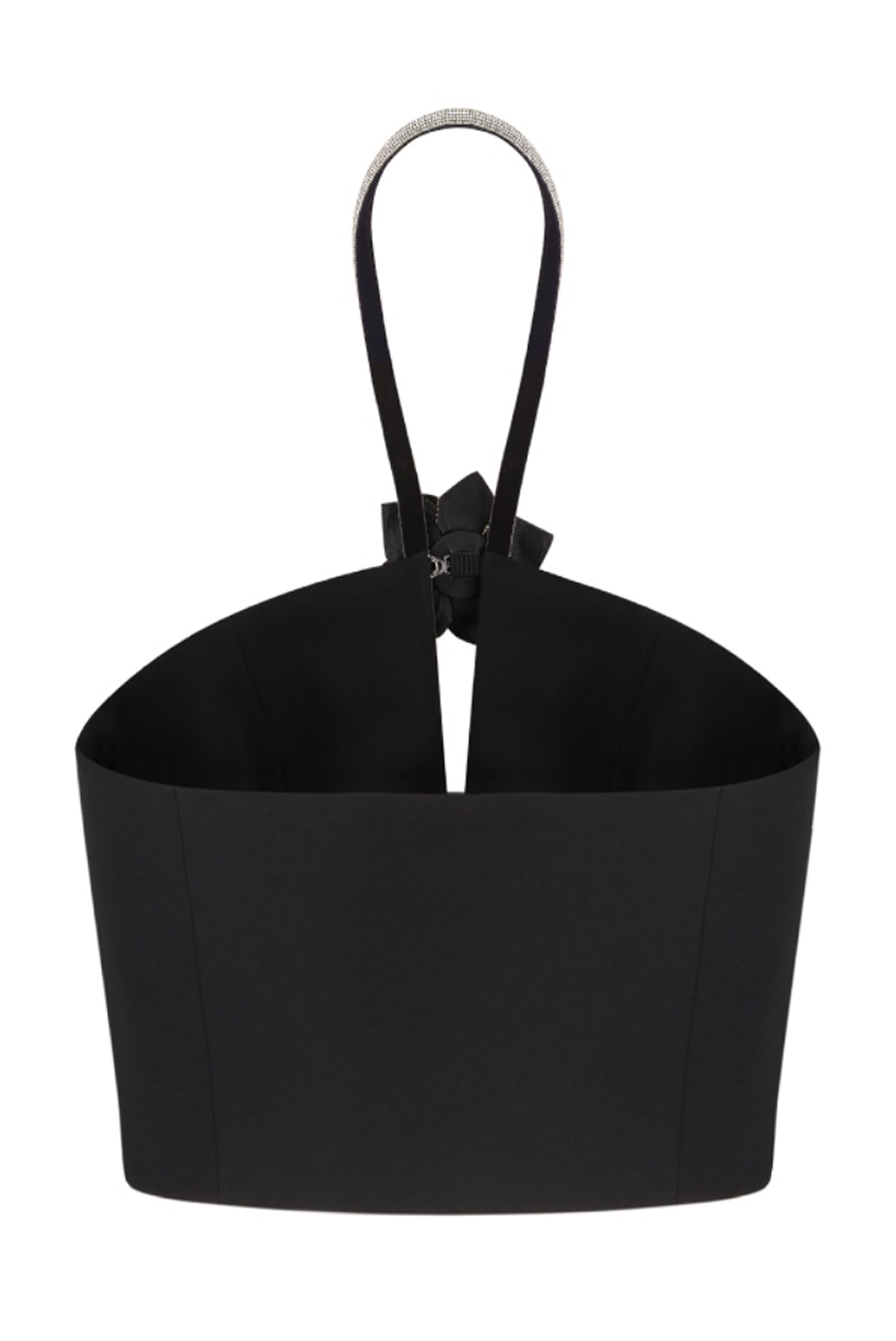 ROSE CORSET TOP - Black