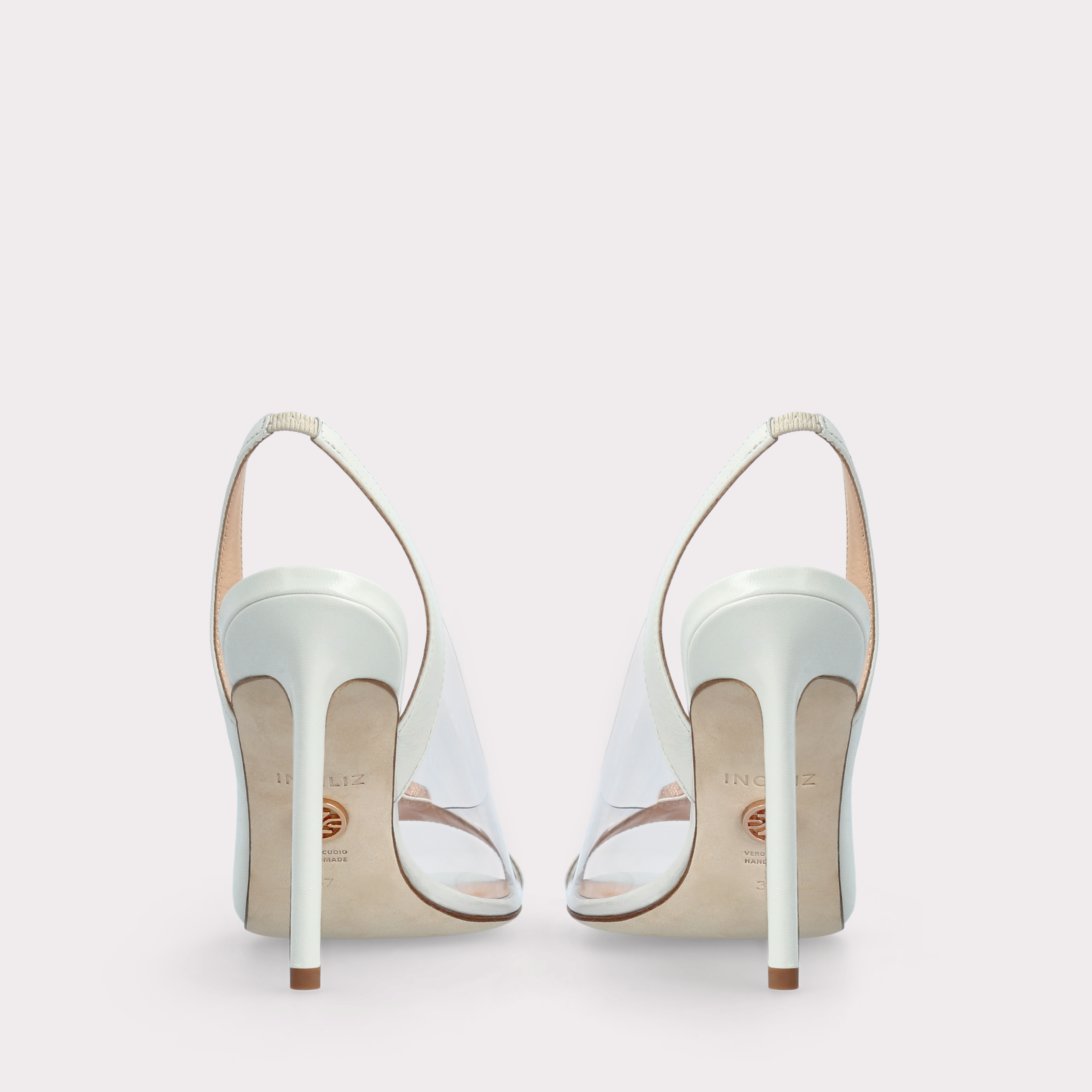 ATHENA 03 IVORY LEATHER PUMPS