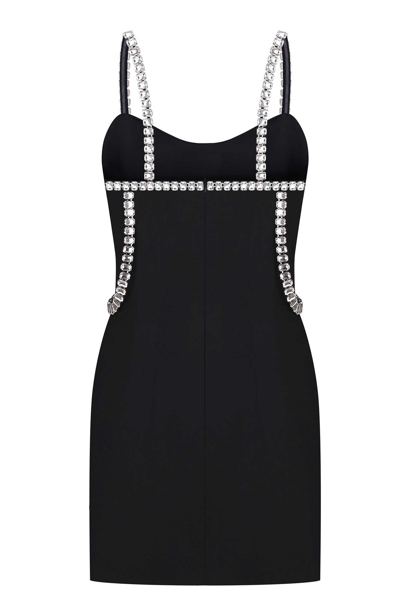 GEMSTONE DRESS - Black