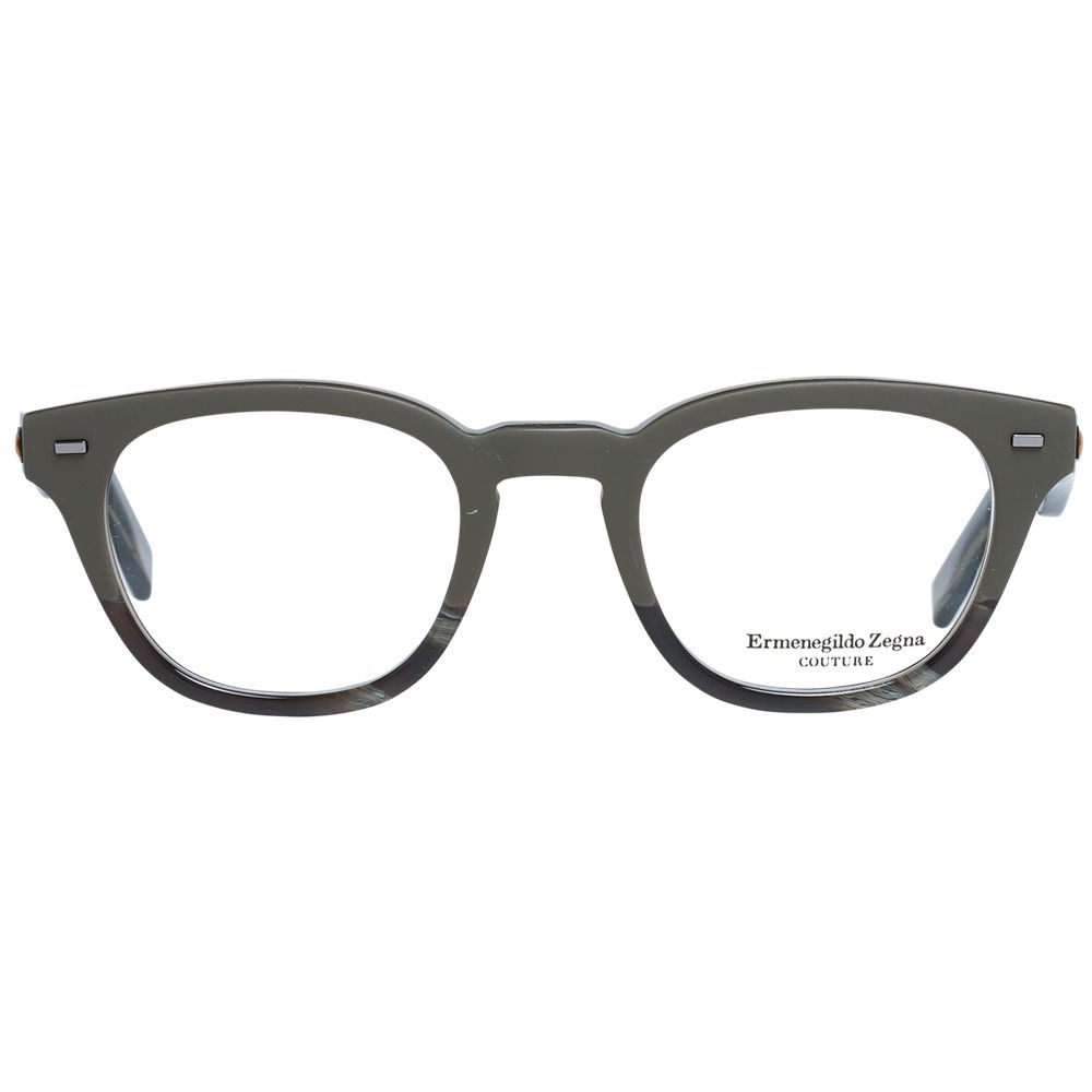 Ermenegildo Zegna Olive Men Optical Frames