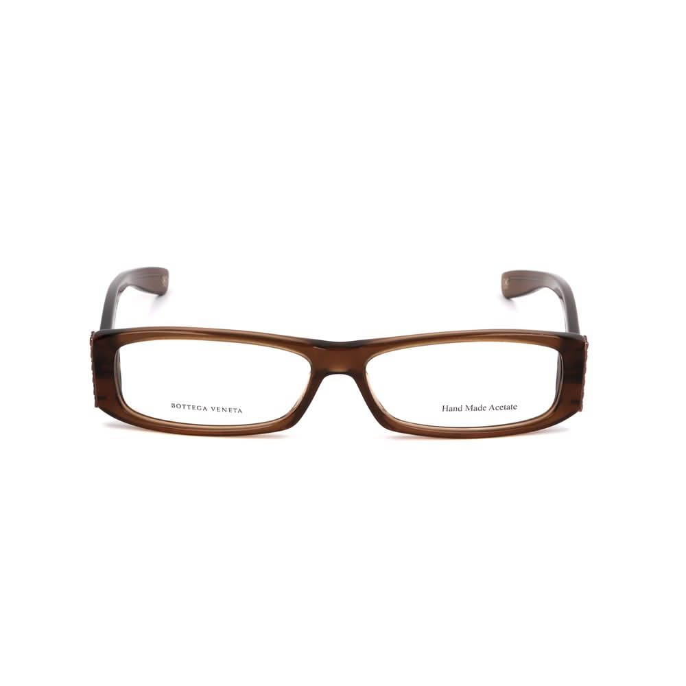 Bottega Veneta Brown Haircalf Glasses