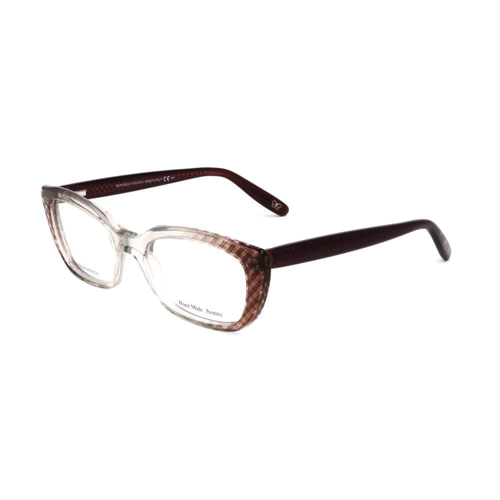 Bottega Veneta Burgundy Acetate Glasses