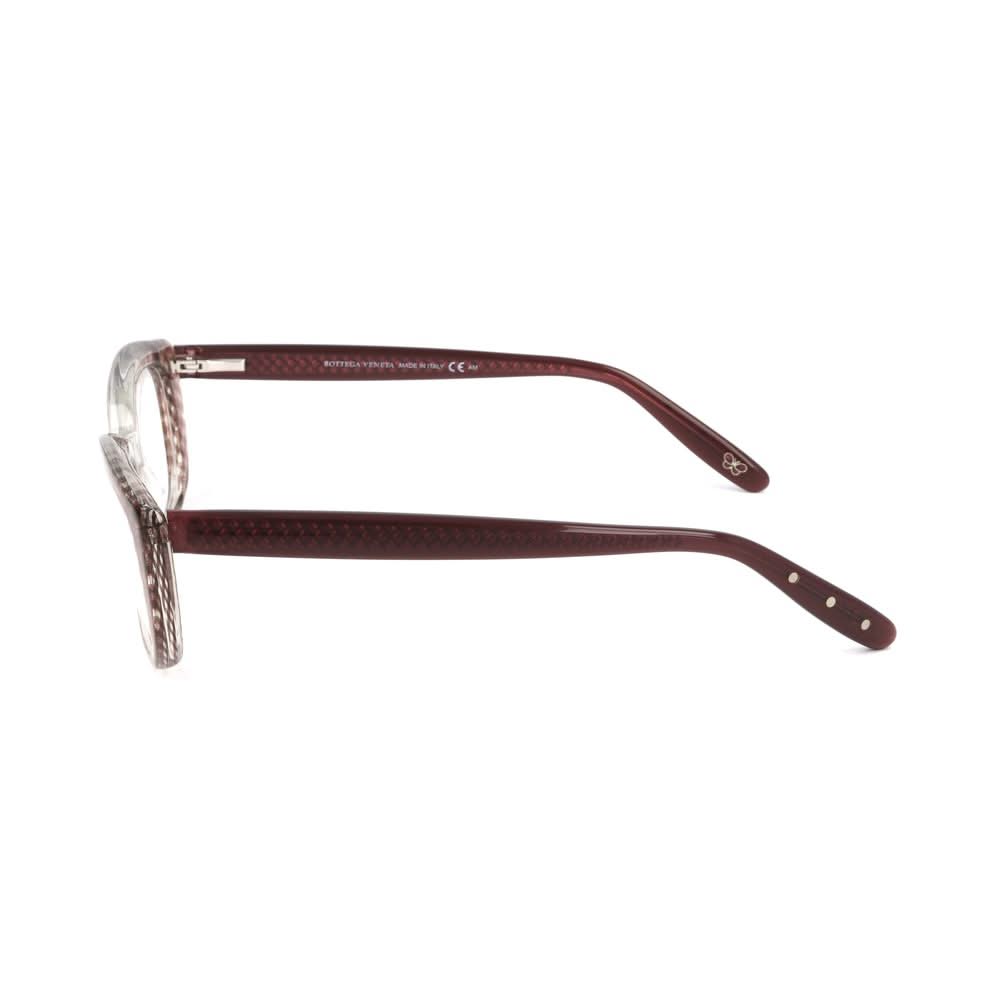 Bottega Veneta Burgundy Acetate Glasses