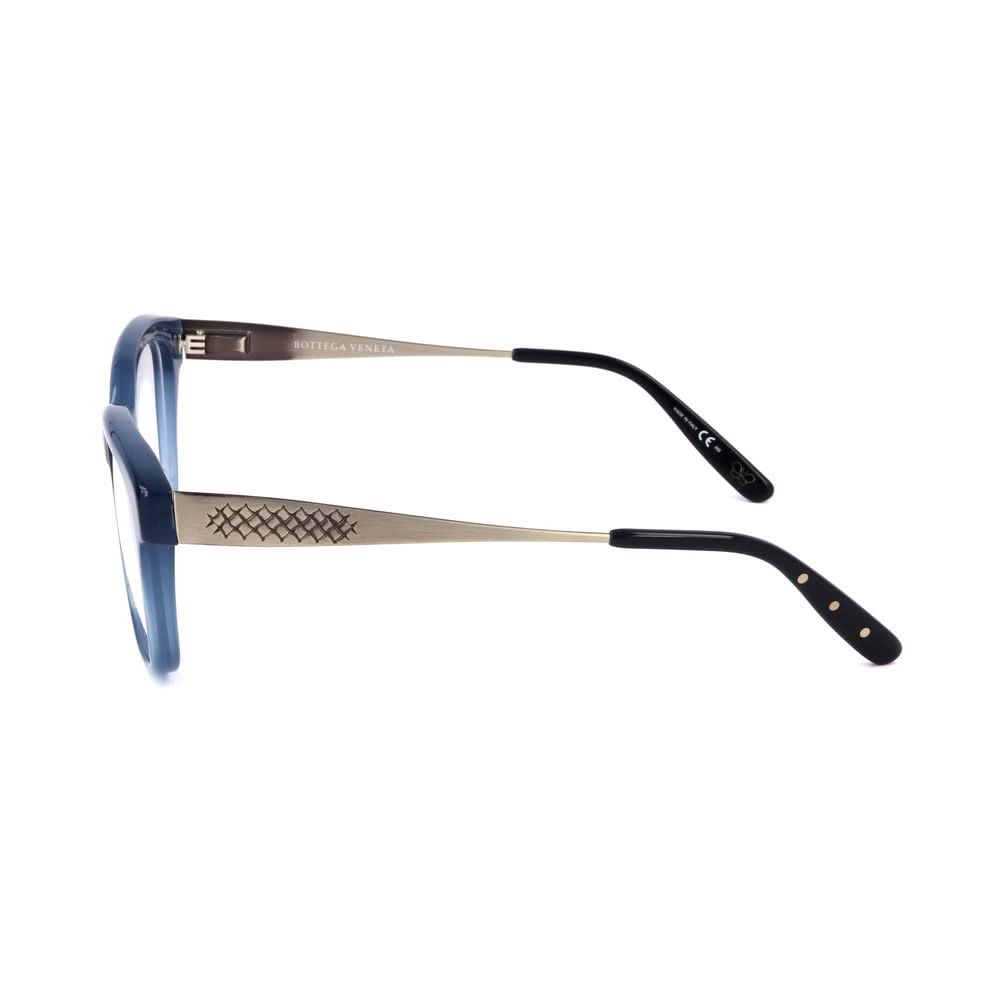 Bottega Veneta Bicolor Haircalf Glasses