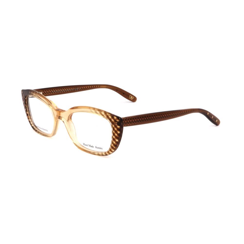 Bottega Veneta Bicolor Haircalf Glasses