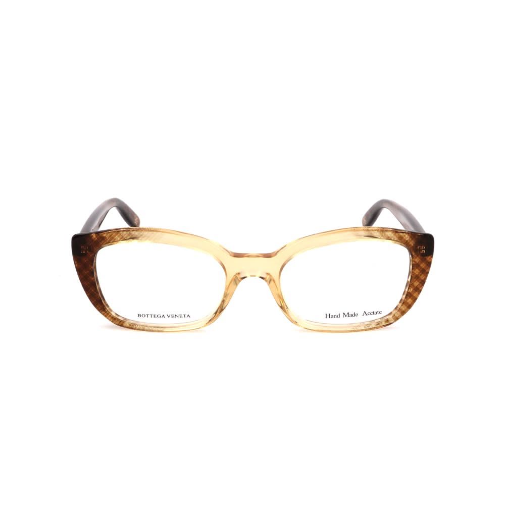 Bottega Veneta Bicolor Haircalf Glasses