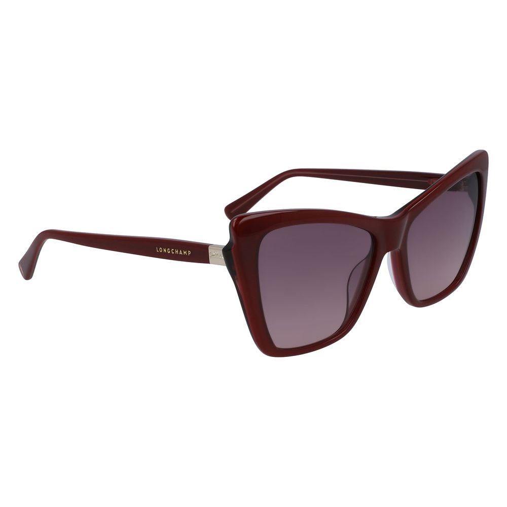 Longchamp Red Haircalf Sunglasses