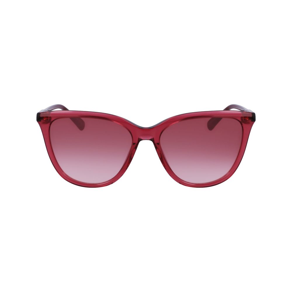 Longchamp Red Haircalf Sunglasses