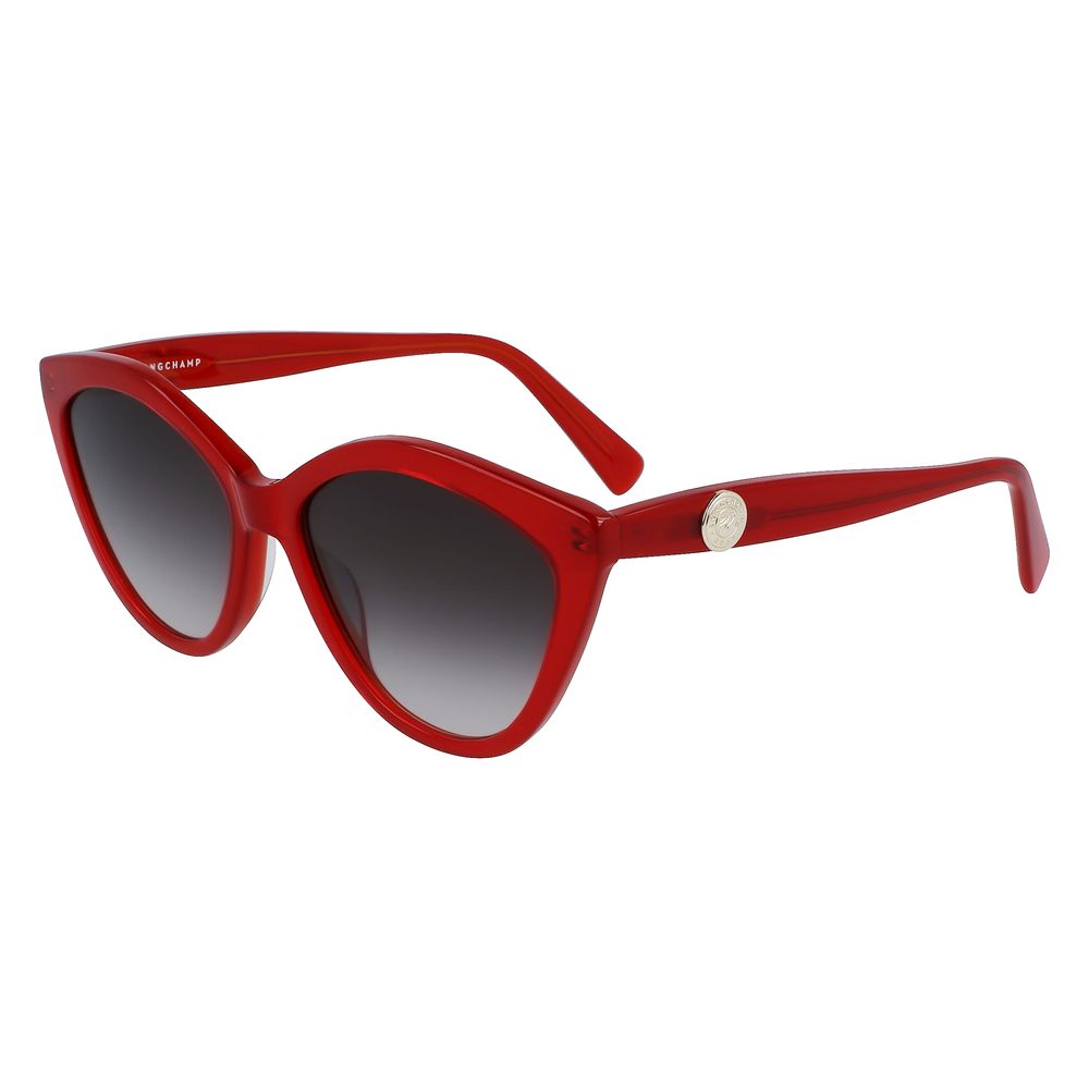 Longchamp Red Haircalf Sunglasses