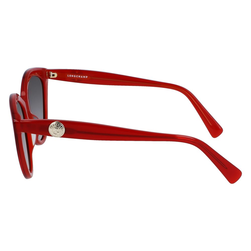 Longchamp Red Haircalf Sunglasses