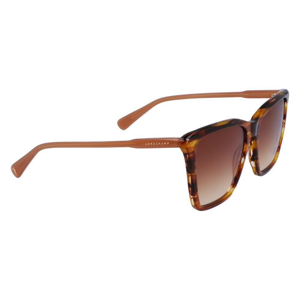 Longchamp Brown Haircalf Sunglasses