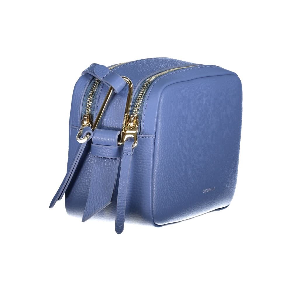 Coccinelle Light Blue Leather Women Handbag
