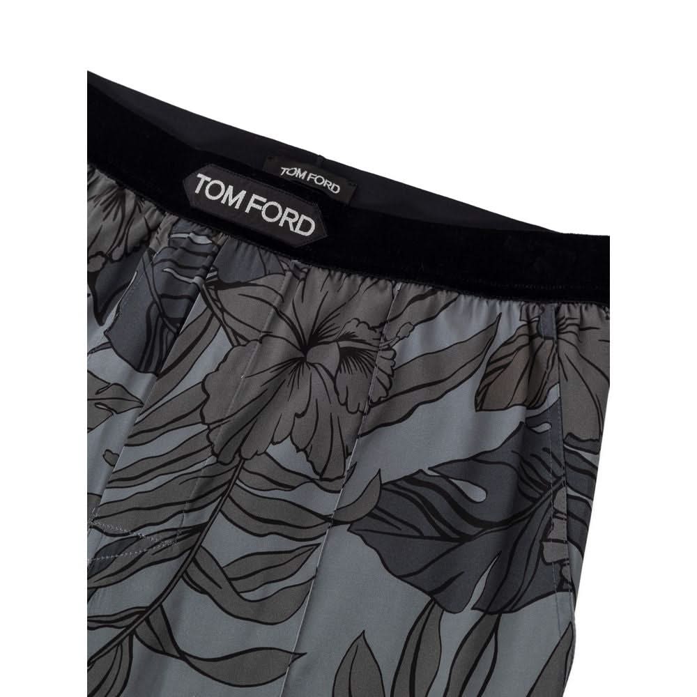Tom Ford Gray Silk Clothing