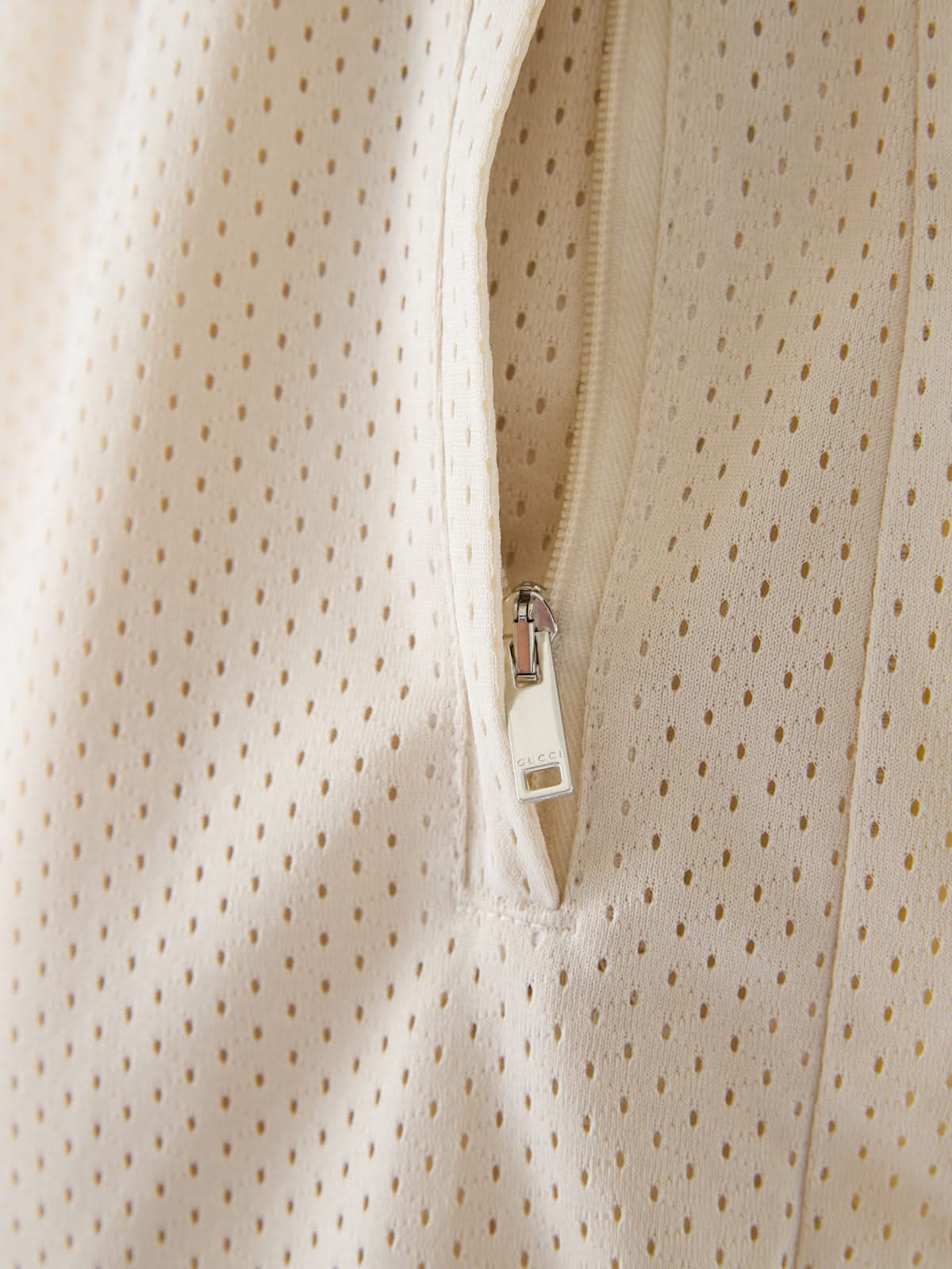 Gucci Cream polyester Logo Shorts