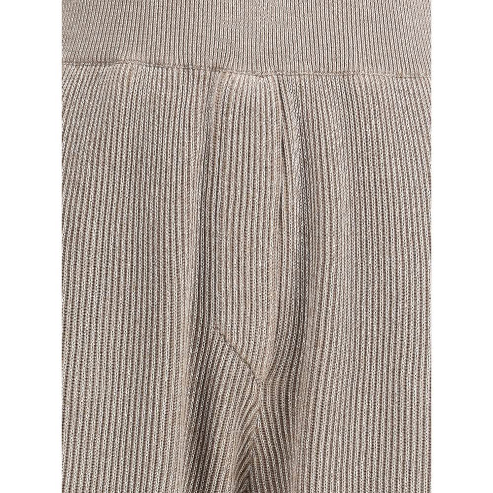 Brunello Cucinelli Ribbed lurex Pants