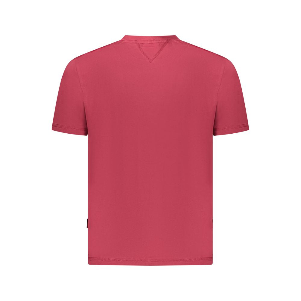 Napapijri Red Cotton Men T-Shirt