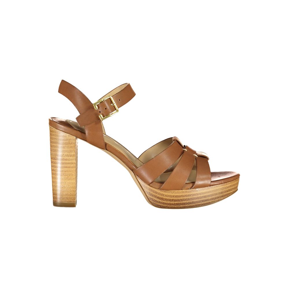 Ralph Lauren Brown Leather Sandals
