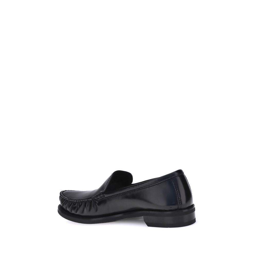 Prada Brushed Leather Loafers
