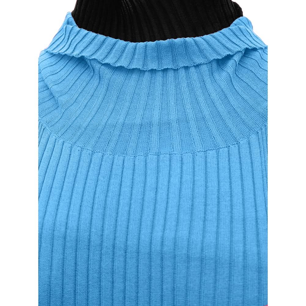 Bottega Veneta Blue Cotton Long