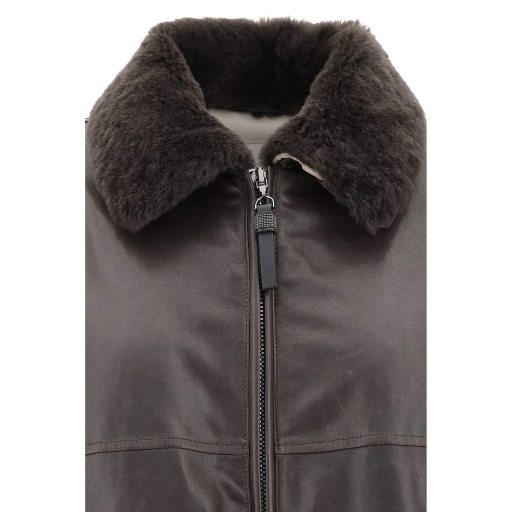 Brunello Cucinelli Leather Jacket