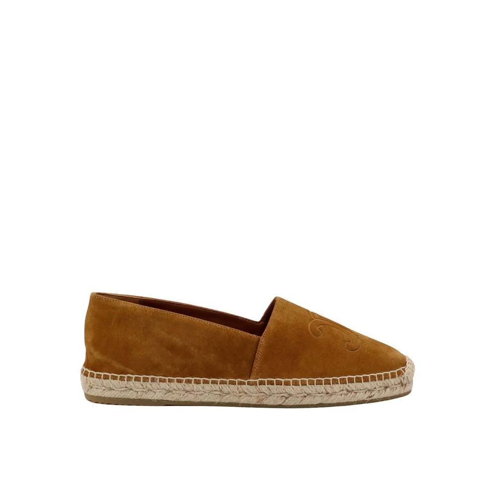 Celine Triomphe Suede Espadrilless