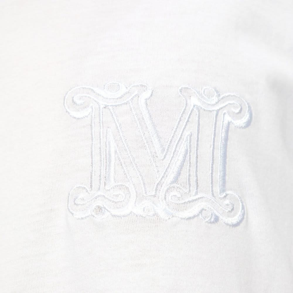 Max Mara Mango Logo Embroidered Cotton T-Shirt