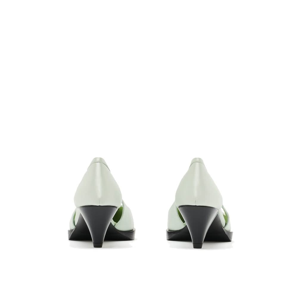 Prada Cut-Out Satin Pumps
