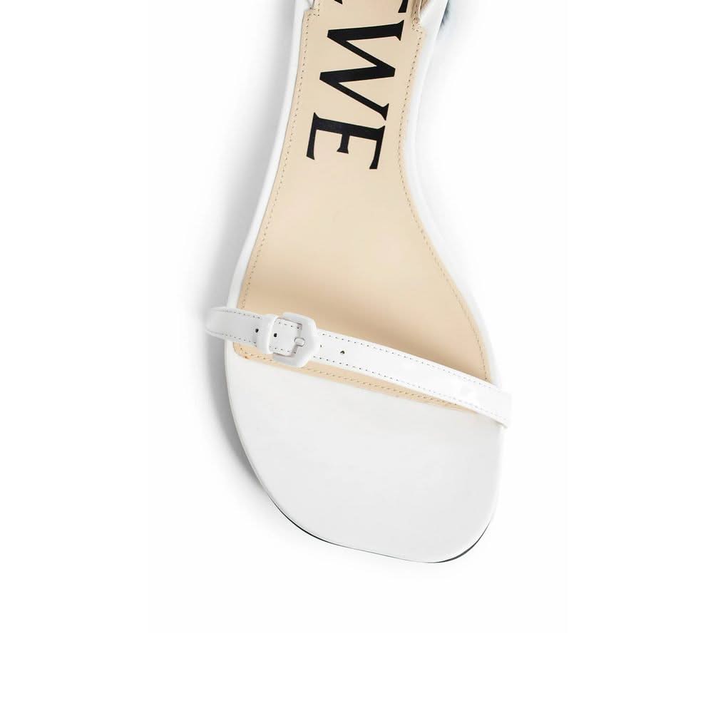Loewe Petal Brush Leather Sandalss