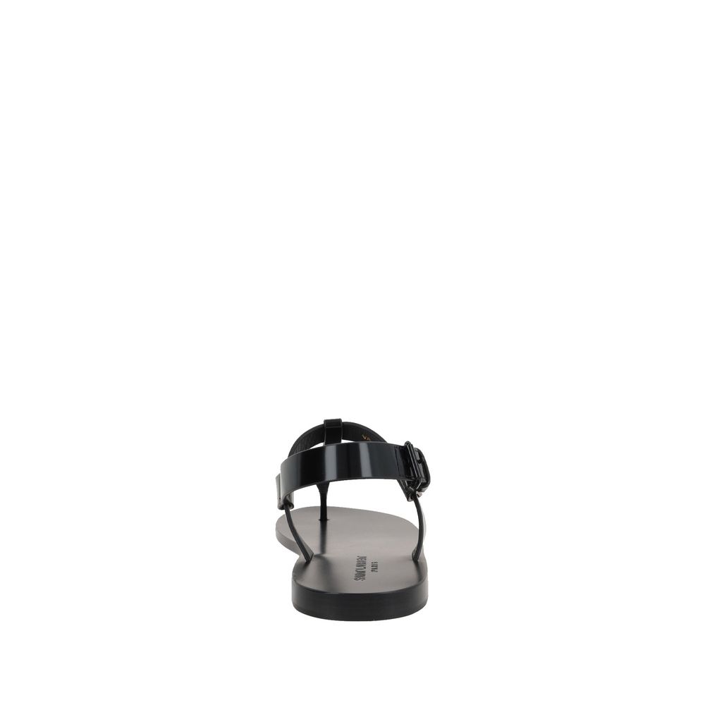 Saint Laurent Cassandre 05 Flat Sandalss