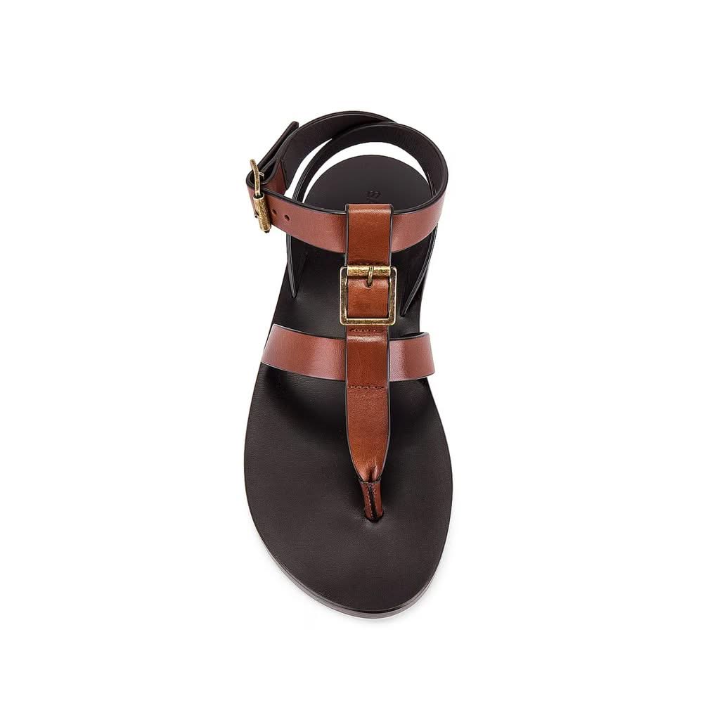 Saint Laurent Hardy Leather Sandalss
