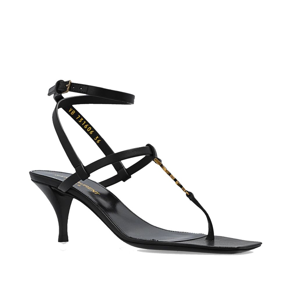 Saint Laurent Cassandra Heeled Sandalss