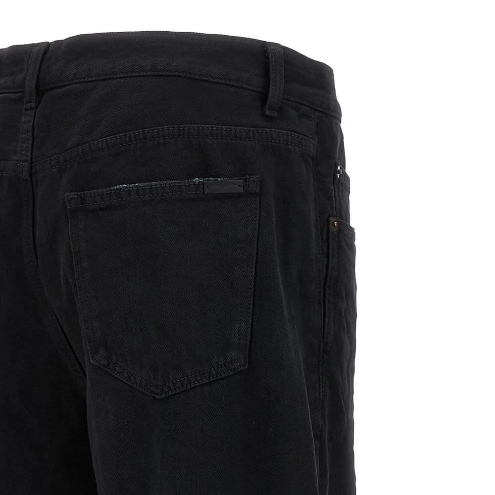 Saint Laurent Long Baggy Denim Jeans
