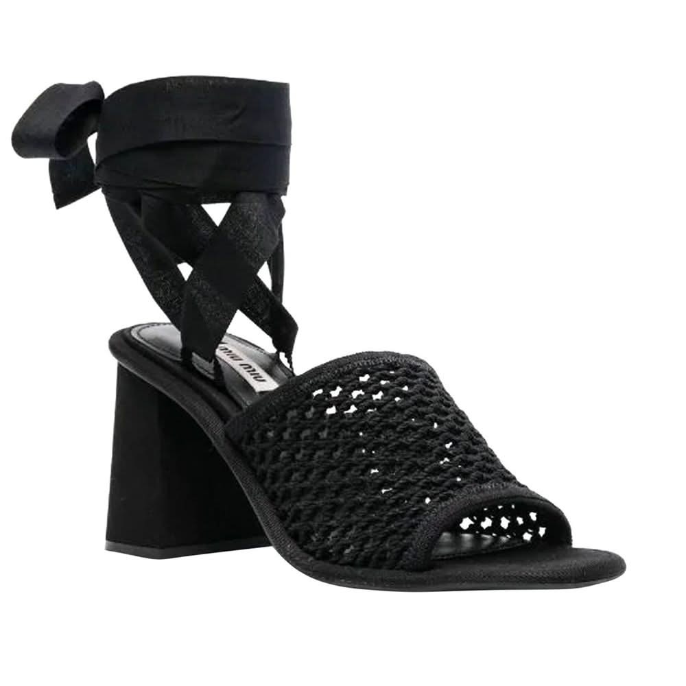 Miu Miu Macrame Sandalss