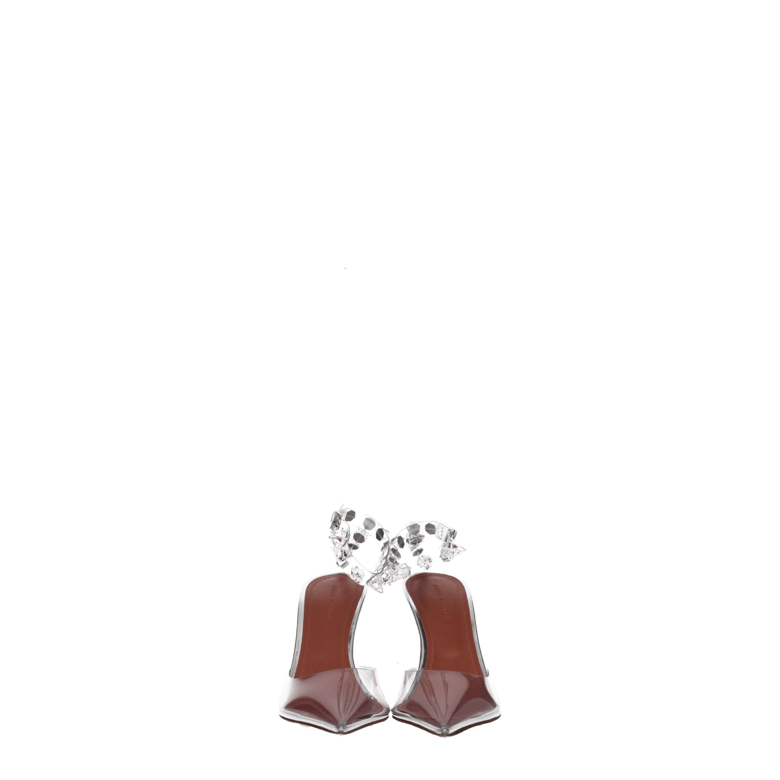 Amina Muaddi Transparent Pvc Sandal