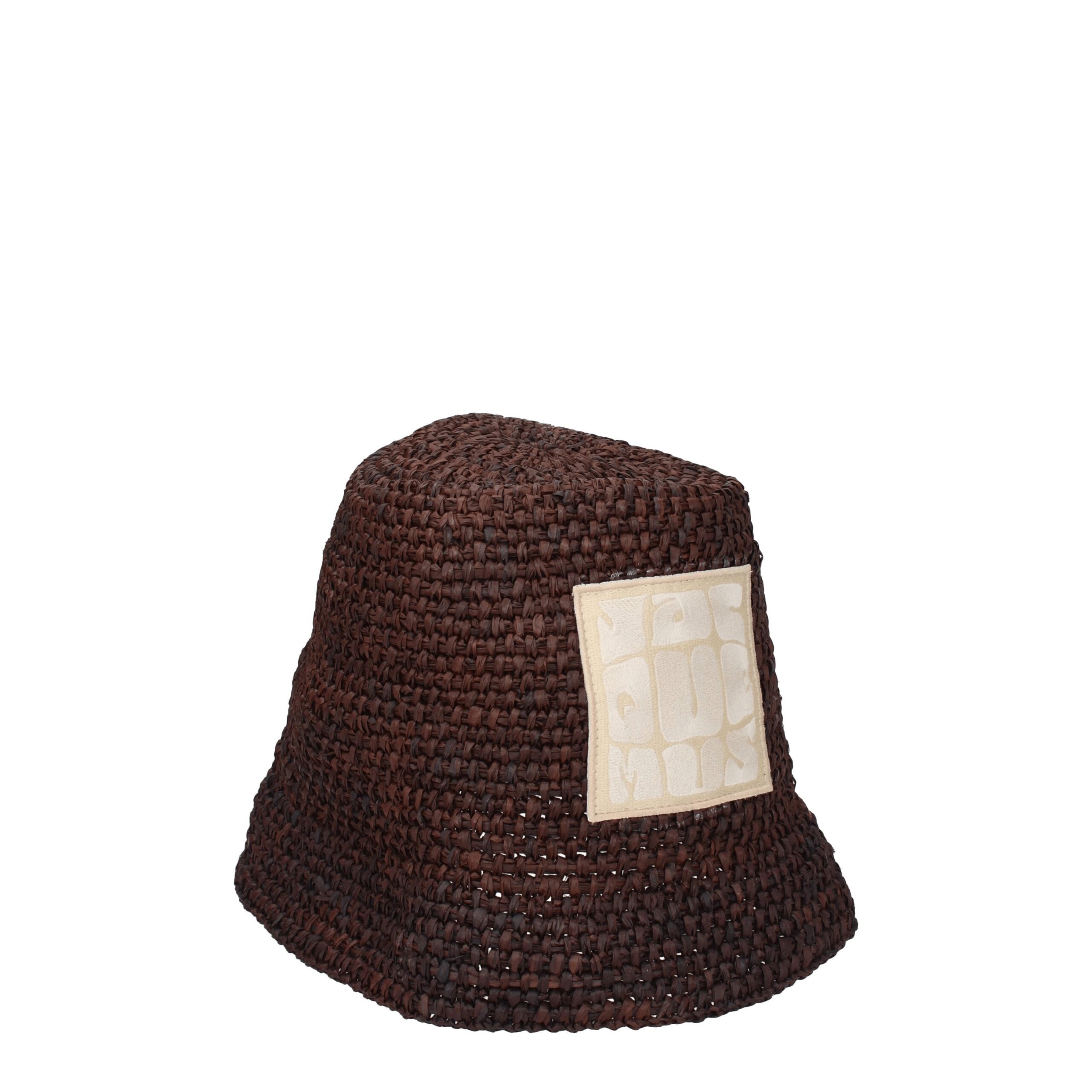 Jacquemus Brown Raffia Hat
