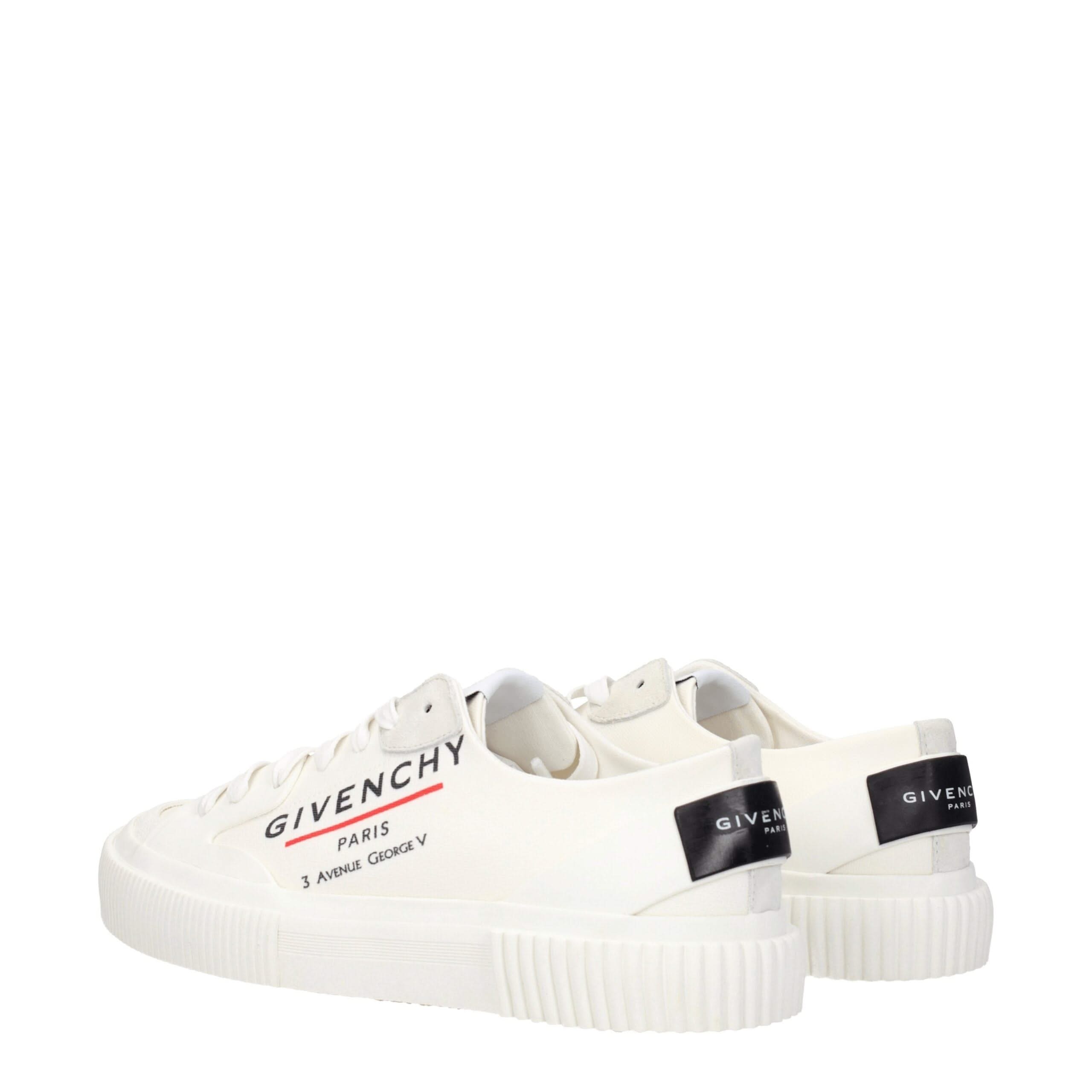 Givenchy Beige Fabric Low Top Sneakers