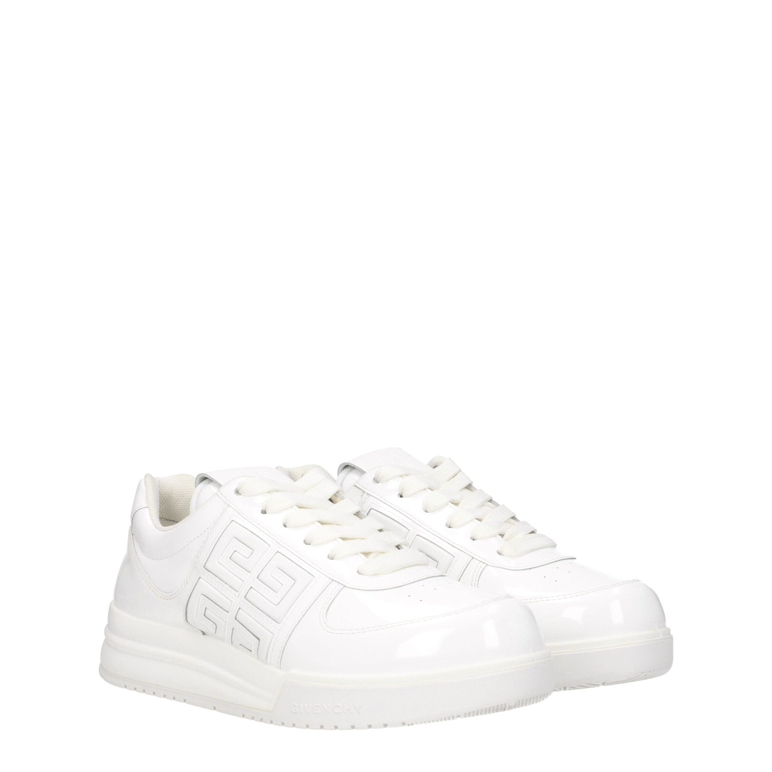 Givenchy White Leather Low Top Sneakers