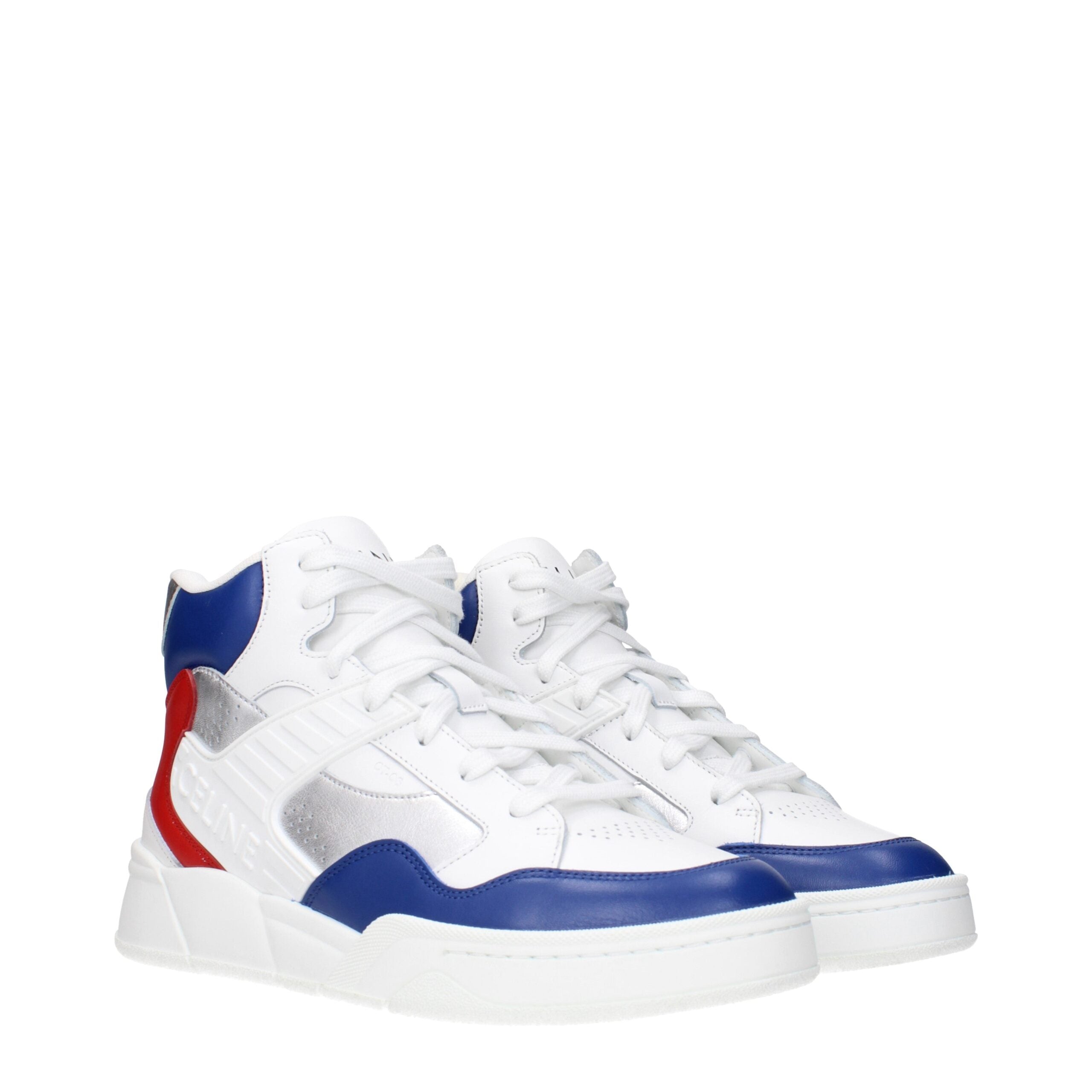 Celine White Leather Sneakers