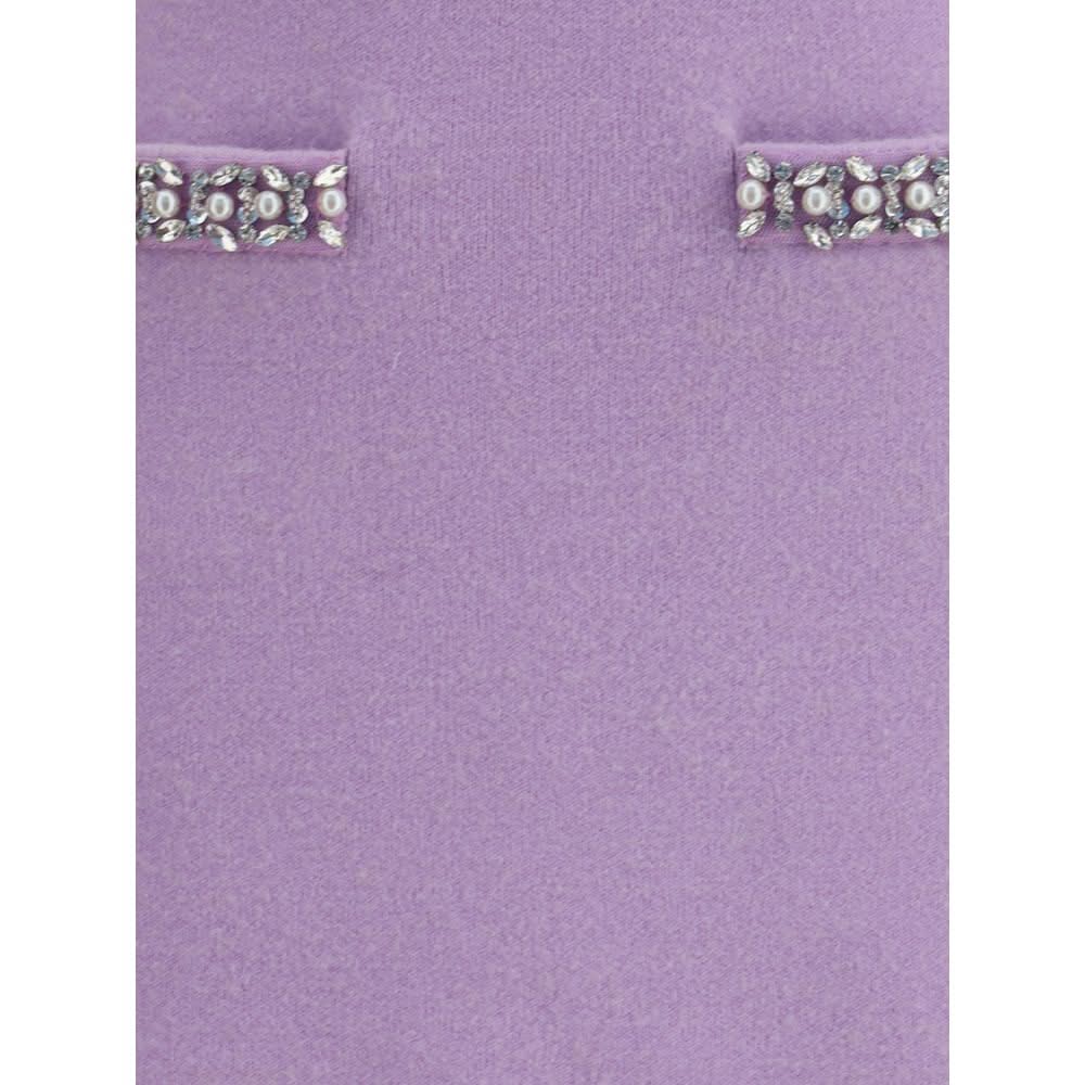 Self-Portrait Knit Miniskirt