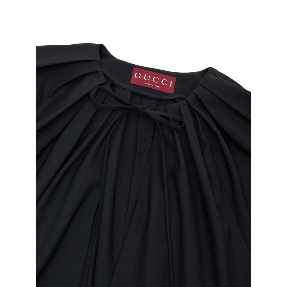 Gucci Black Wool Jumpsuit