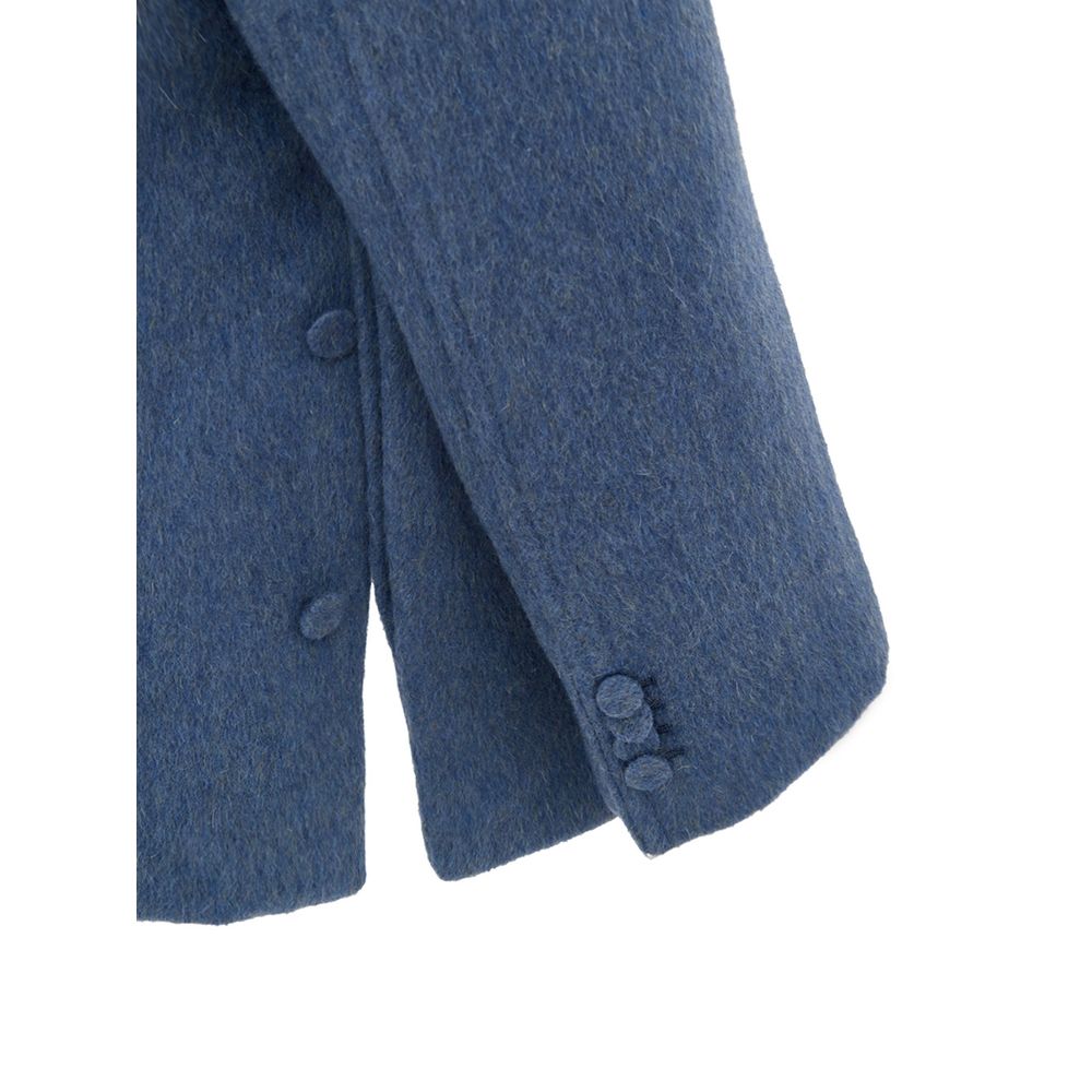 Gucci Light Blue Wool Jackets & Coat