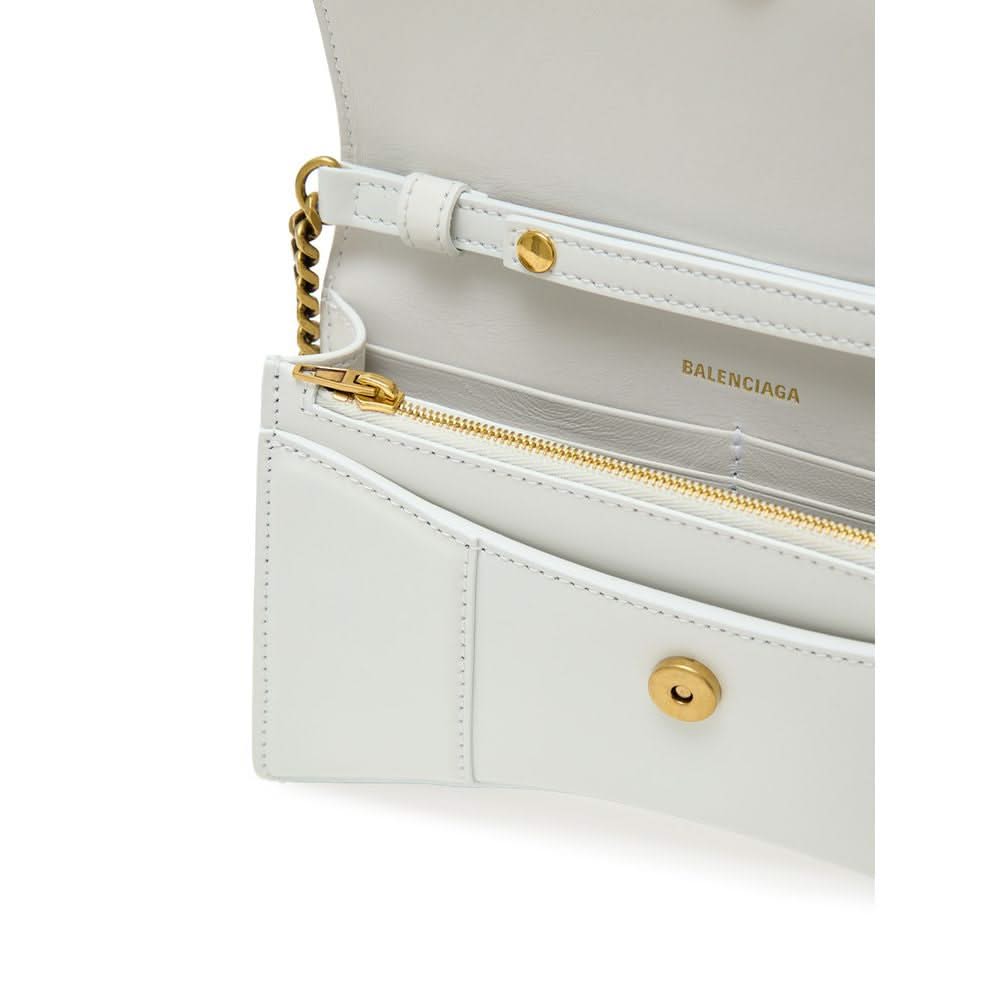 Balenciaga White Leather Shoulder Bag