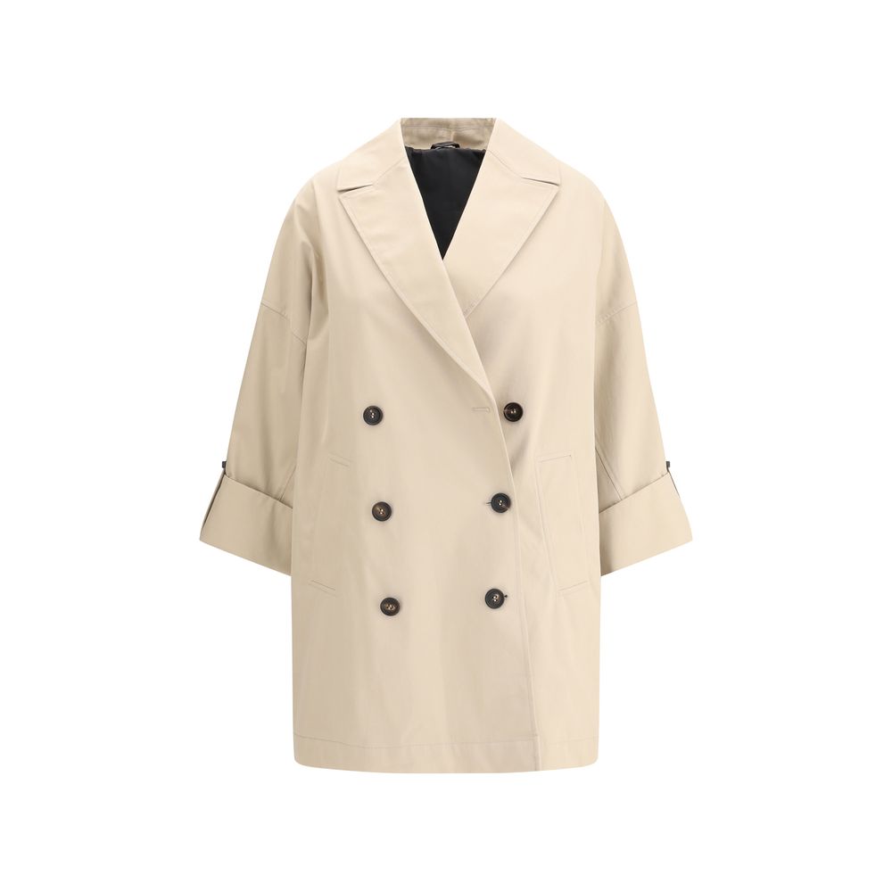 Brunello Cucinelli Midi Trench Coat