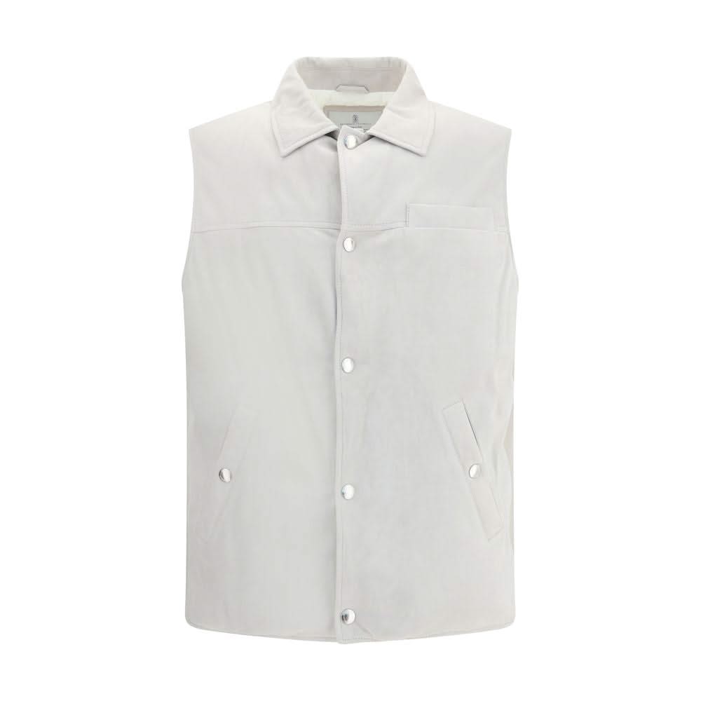 Brunello Cucinelli Padded leather Vest